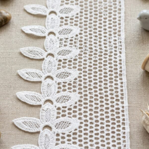 White Polyester Gpo Lace
